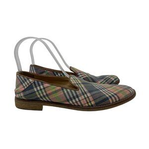 Sperry Plaid Slip-On Canvas Upper & Rubber Sole Loafers Women's Size 8